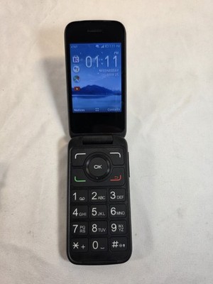 AT&T Alcatel SMARTFLIP 4052R 4G LTE Flip Phone w/WiFi  Bluetooth 4GB Power Cord