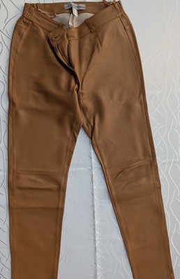  Ashley  Brooke Echtlederhose - EU36 / S  in Cognac - NP149  