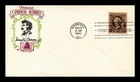 US COVER SAMUEL CLEMENS FAMOUS AMERICANS FDC SCOTT 863 TORKEL GUNDEL CACHET
