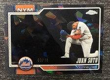 JUAN SOTO - 2026 Topps Chrome Sapphire IV BLACK SAPPHIRE 3/10 SSP - Mets