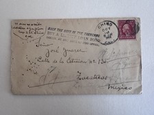 1917 Chino California Cubierta a Zacatecas México Comprar Liberty Bonds Eslogan