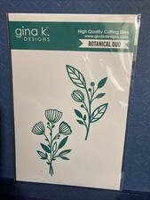 Gina K. Designs Die Set:  Botanical Duo  Cutting Dies