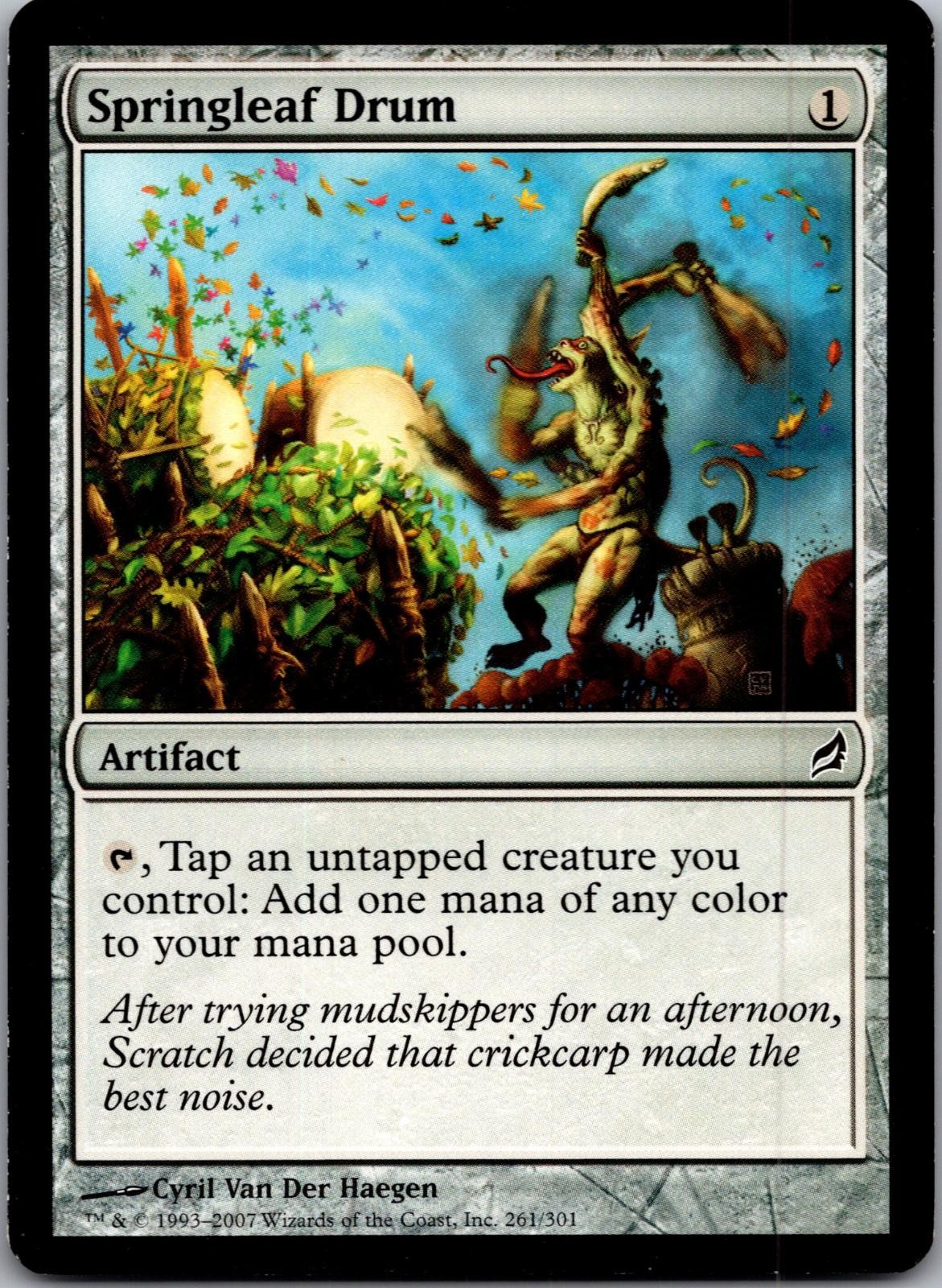 Springleaf Drum 261 Common Lorwyn Magic: The Gathering Lightly Played