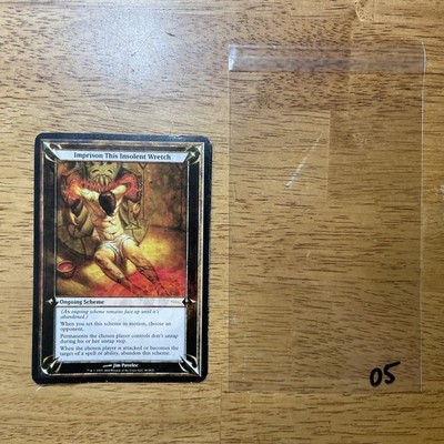    Imprison This Insolent Wretch - MTG Oversize DCI WPN Archenemy Promo 58 L05