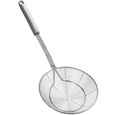 Edelstahl Schöpflöffel 157 cm Netz Siebkelle Küchenkelle