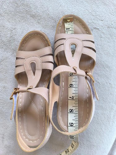 NEU Absatzschuhe beige sexy Damen Teenager Gr. 7 modern Canvas Geschenkidee Tanz - Bild 11 von 12