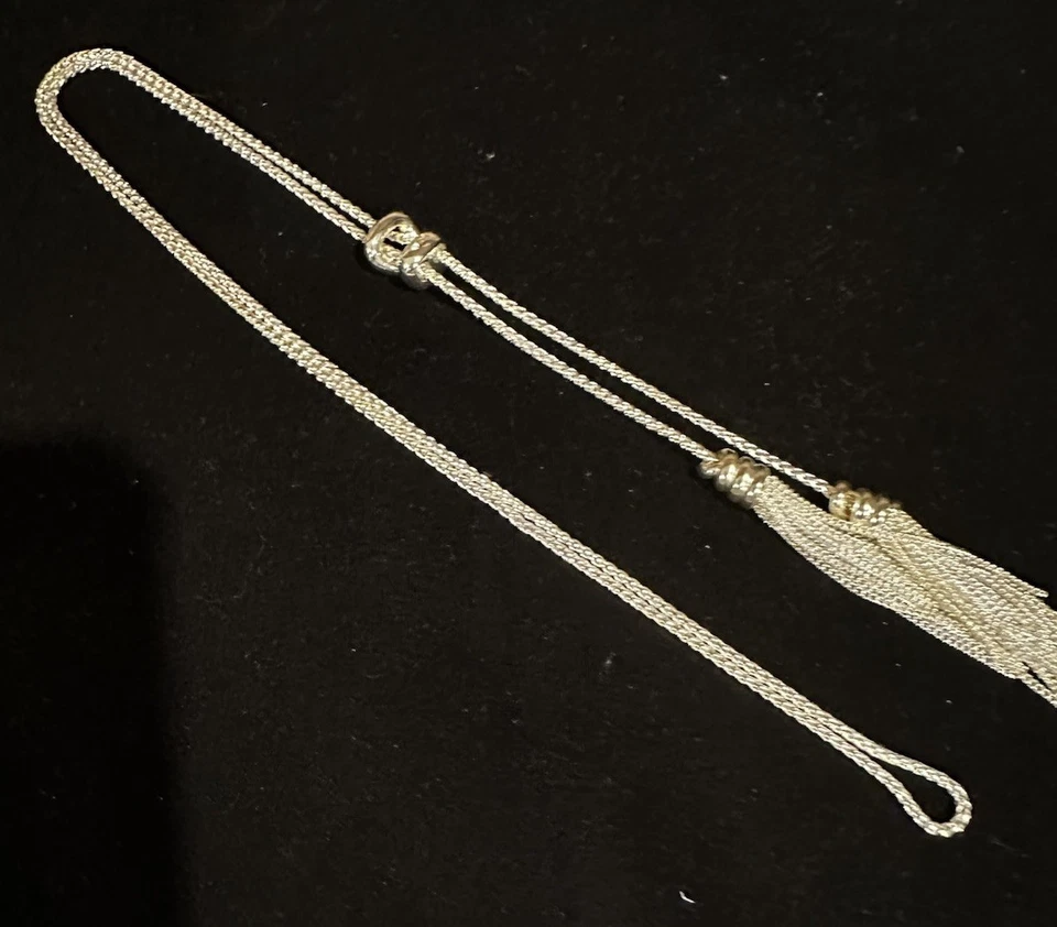 Collar Kendra Scott tono plata con borlas ¡HERMOSO! Foto 4 de 4