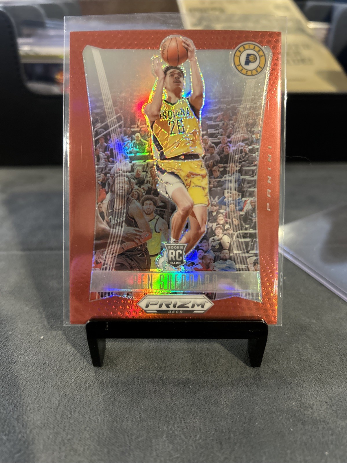 2023-24 Panini Prizm Deca - Ben Sheppard #100 Red Prizm /199 (RC)