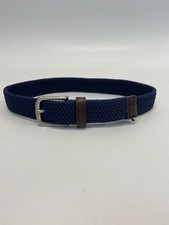 SIZE M Navy Braided Boy's Belt