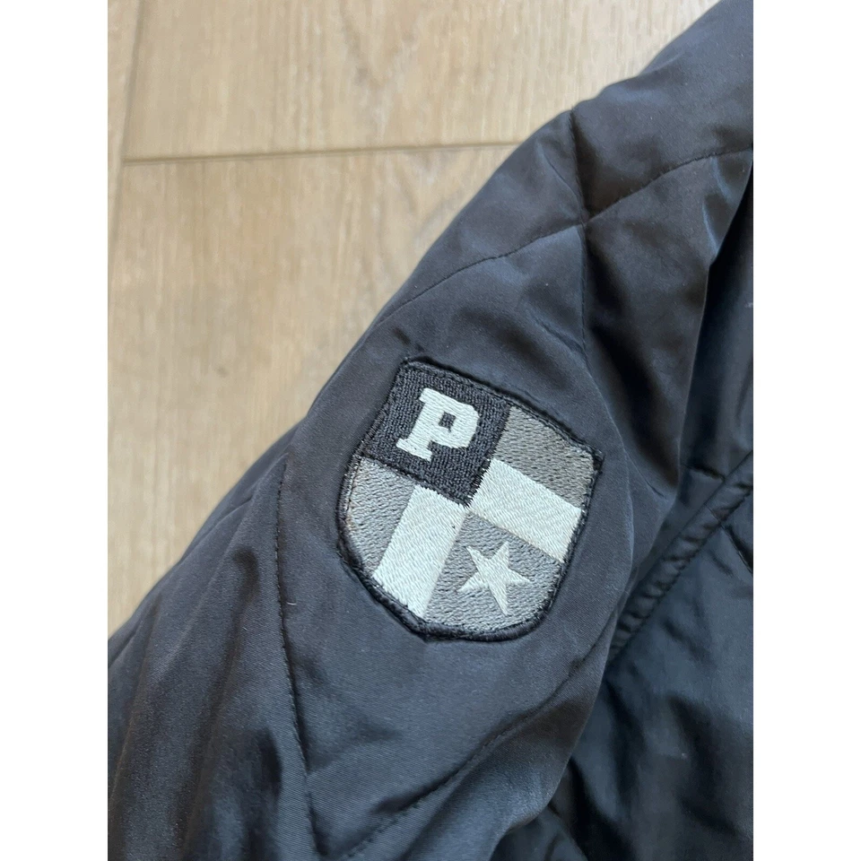 Vintage 90s U.S. Polo Assn. Full Zipper Quilted Embroidered Jacket Large - Image 4 of 4