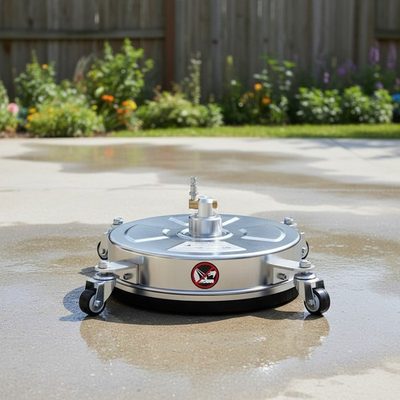 #ad Ultimate 14quot; Pressure Washer Surface Cleaner 4500 PSI Dual Jets amp; Accessories $113.49