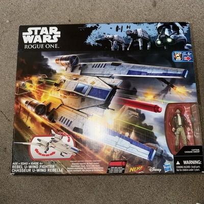 Star Wars Rogue One Rebel U-Wing Fighter w/ Cassian Andor 2016 HASBRO NEW