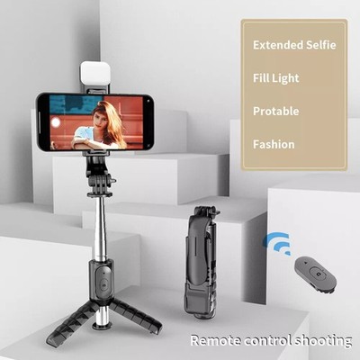 Selfie Stick Tripod Remote Desktop Stand Cell Phone Holder For iPhone Samsung