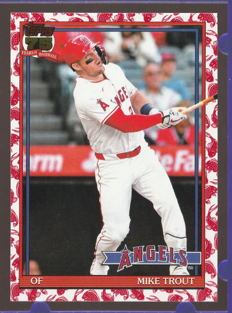 鯉49 2026 Topps Series 1 Japan Baseball #T91-1 Mike Trout Koi Fish SP