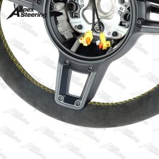 All Alcantara For Porsche 911 991 981 718 Gt3 Cayman Panamera Steering Wheel