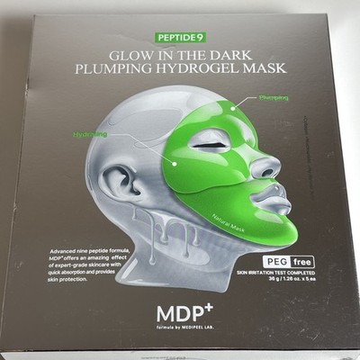 Peptide 9 Glow In The Dark Plumping Hydrogel Mask MDP+