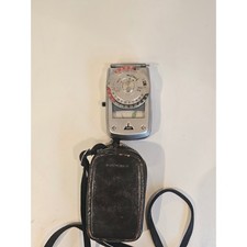 Vintage Tower Handheld Light Meter with Leather Case Made in Japan Analog Film