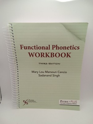 Functional Phonetics Workbook Spiral-bound Mary Lou Marsoun 4 CDs FREE SHIPPING