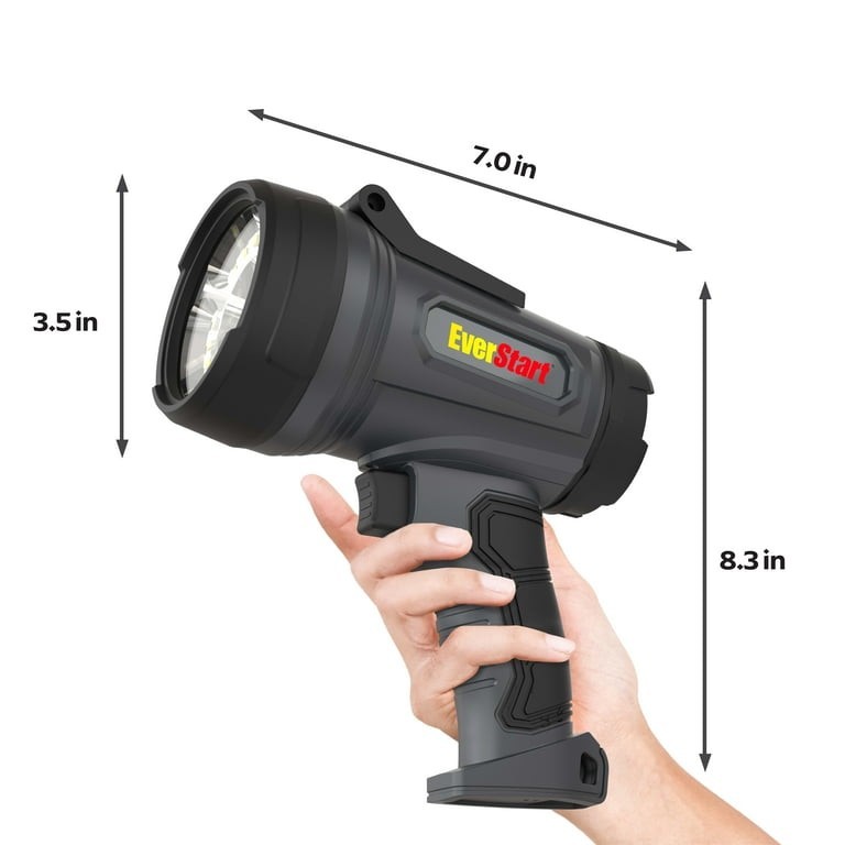 H*E様 M&M✕レットイットライドStar EmbroiderPocketTe EverStart MAXX 1500-Lumen Rechargeable LED Spotlight 🆕 | eBay