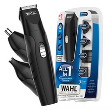 Wahl All in One Rechargeable Beard, Mustache, Detail Trimmer for Men, Black