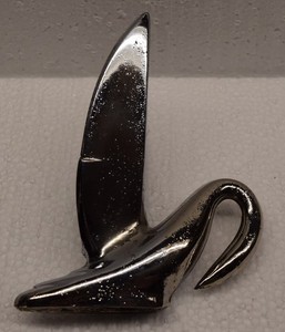 Vintage Chrome Packard Swan Hood Ornament