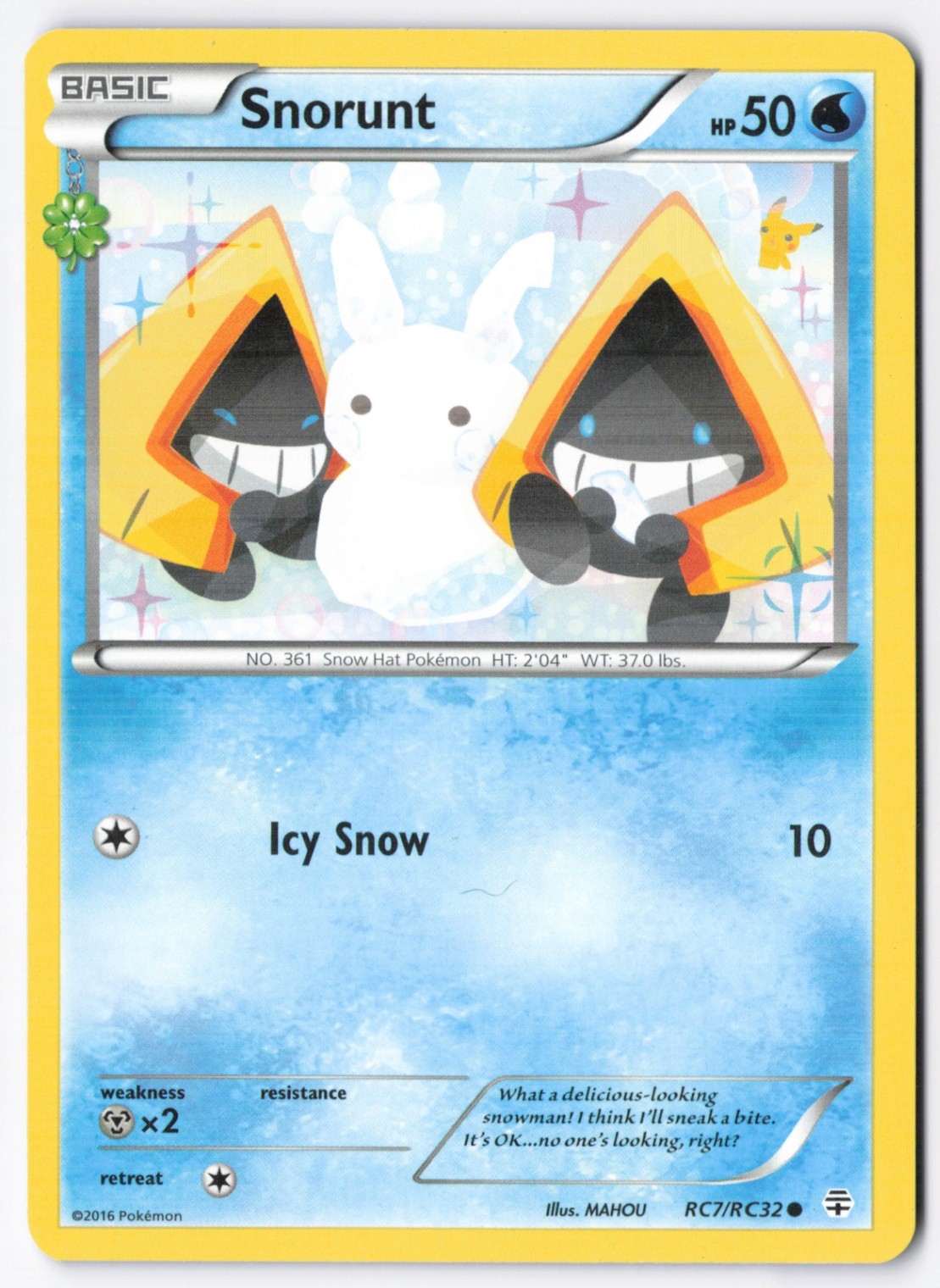 Snorunt Normal Common Generations: Radiant Collection RC7/RC32 LP