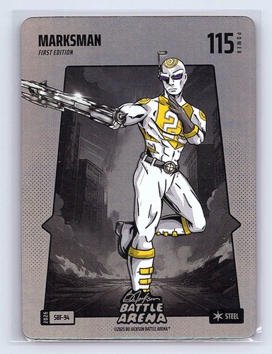 MARKSMAN (Lauri Markkanen) Bo Jackson Battle Arena #SBF-94 Silver Battlefoil