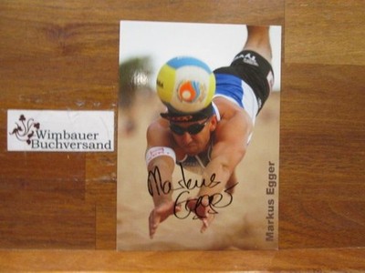 Original autograph Markus Egger beach volleyball /// autograph autograph signed