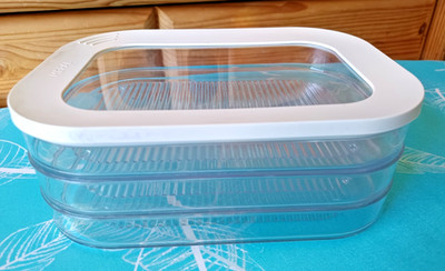 Mepal - Vorratsbehälter Wurstwaren Modula 3-Lagig - Kühlschrank - Vorratsbox