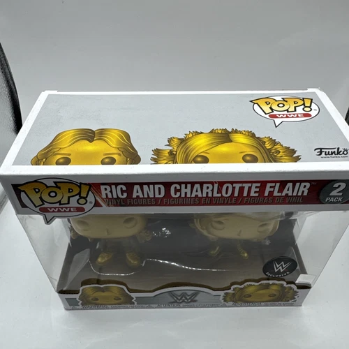 Funko Pop! WWE - Ric And Charlotte Flair (Gold Special Edition) 2pk