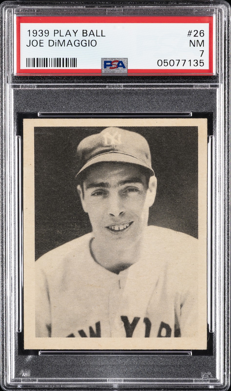 1939 PLAY BALL #26 JOE DIMAGGIO PSA 7