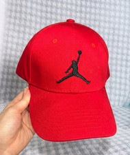 Nike Air Jordan Red Jumpman Baseball Cap Embroidered Adjustable Sports Hat New