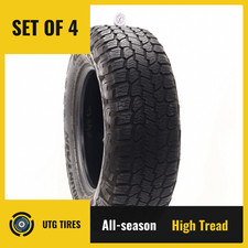 Set Of 4 Used 27565r18 Rocky Mountain All Terrain 116t - 8-1032 O839 Set Of 4 Used 27565r18 Rocky Mountain All Terrain 116t - 8-1032 O839