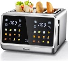 4-Slice Toaster with Smart Touch Control, 6 Shade Levels & 6 Bread Settings,