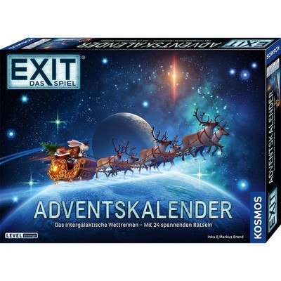 KOSMOS EXIT Das Spiel  Adventskalender - intergalaktische Wettrennen Escape Game