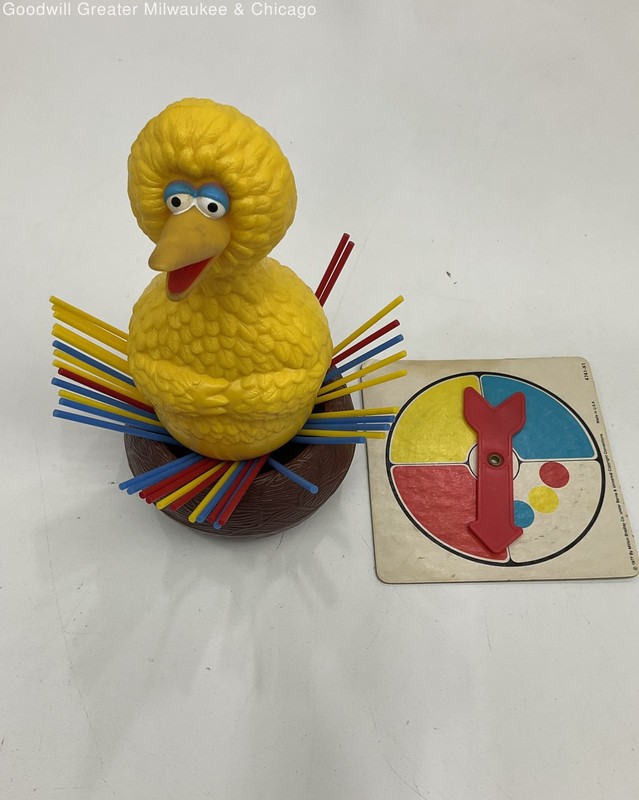1977 Big Bird's Nesticks Game by Milton Bradley Complete