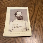 CIVIL WAR CONFEDERATE GENERAL WADE HAMPTON CABINET PHOTO UNDER STONEWALL JACKSON