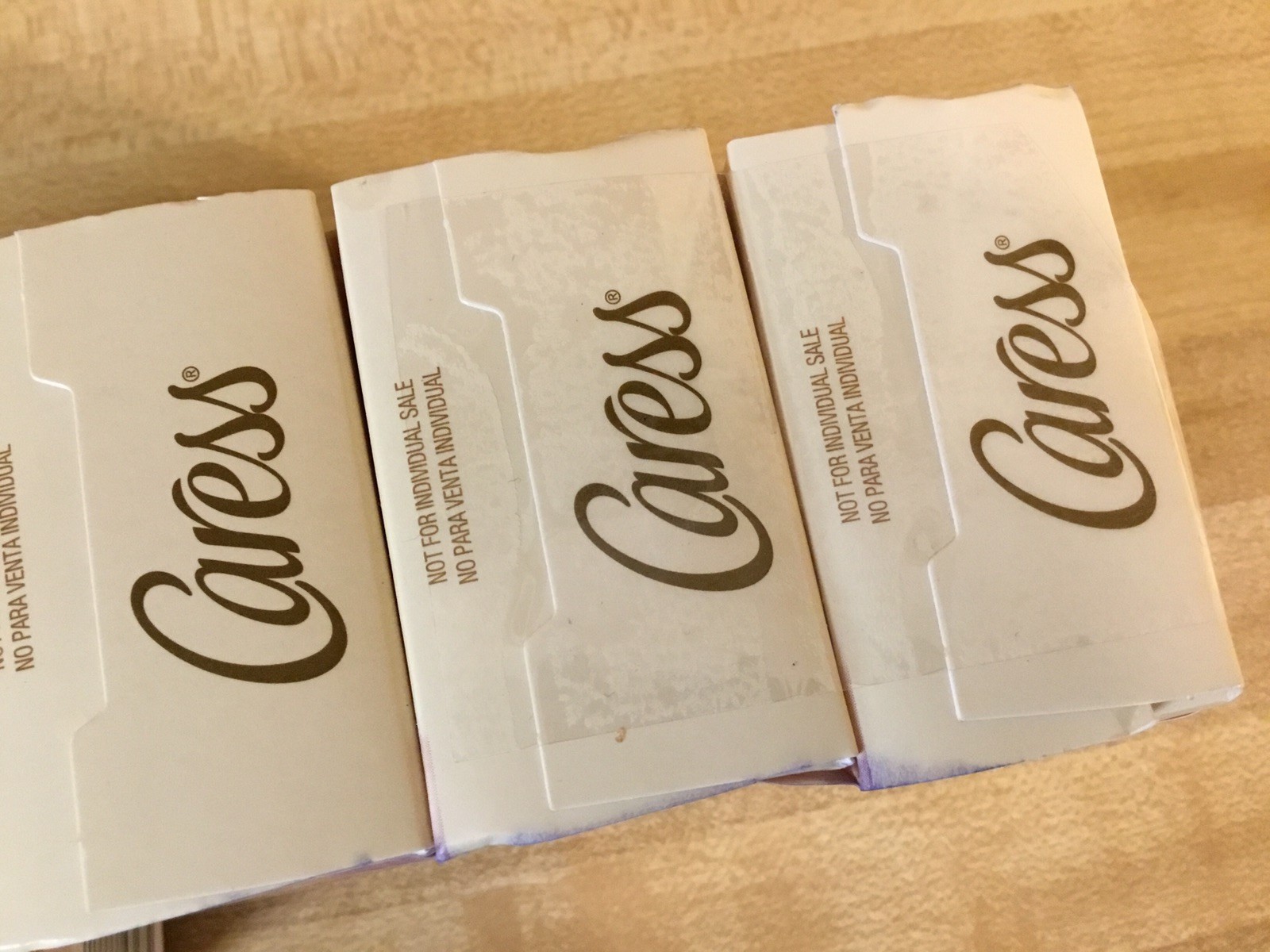 Lot of 6 Caress Beauty Bar Soap ENDLESS KISS Creamy Vanilla Sandalwood