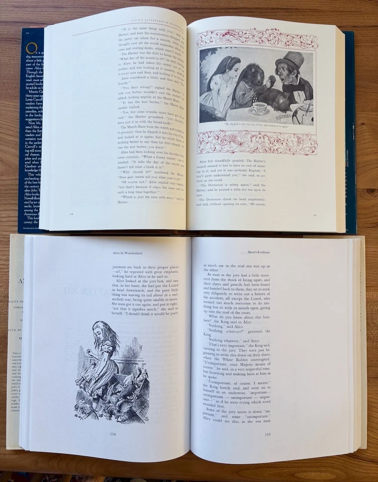 2 x ANNOTATED Alice in Wonderland & MORE ANNOTATED Alice Martin Gardner HC/DJ - image 4 of 4