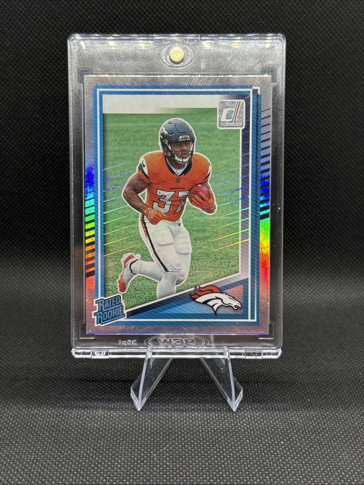 2025 Panini Donruss RJ Harvey Rated Rookie Refractor No Name #312