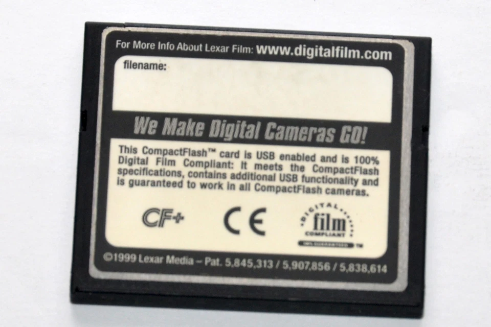 Lexar Media 8MB 8x Speed Compact Flash Memory Card in excellent working conditon - Image 2 of 2