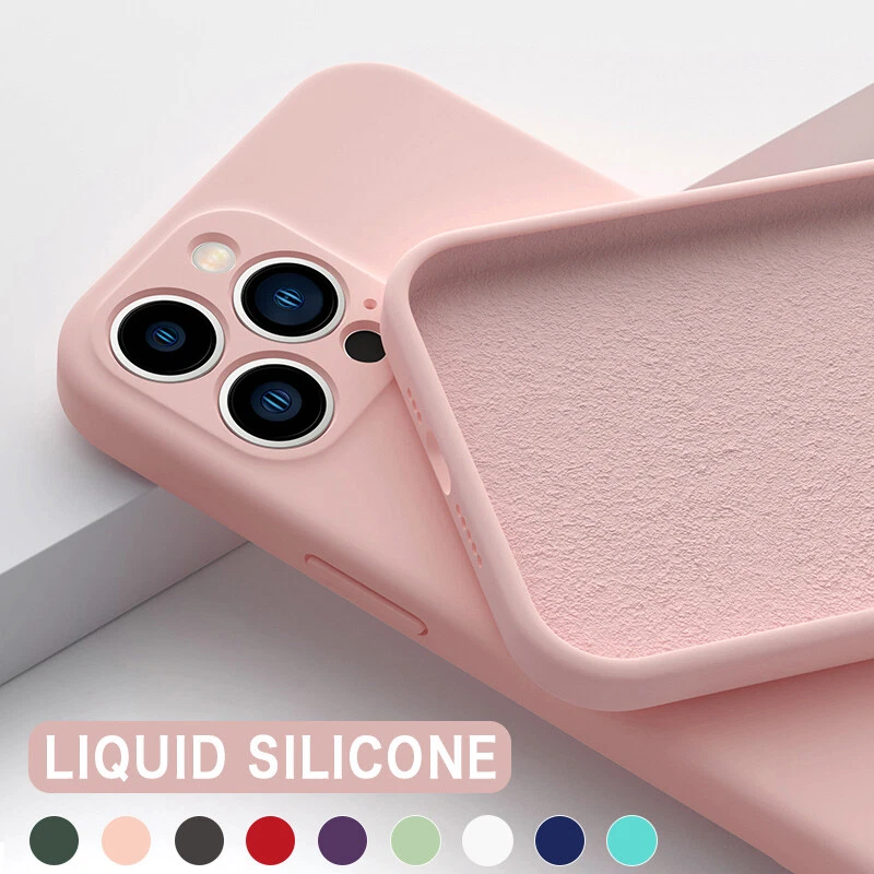 14 Colors Liquid Silicone Soft Case Cover For iPhone17 16 15 14 13 12 11 Pro Max - Image 2 of 4