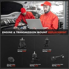 Engine Mounts & Auto Trans Mount 5PCS For Toyota Highlander 2004 3.3L