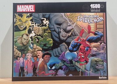 Buffalo Games 1500 Teile Puzzle Marvel Back To Basics Rarität