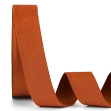 Terracotta Velvet Ribbon Double Faced 1-1/2 Inch x 20YdGreat for Christmas Tr...