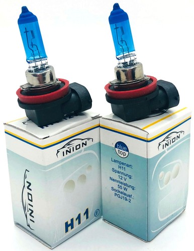 10x H11 55W 12V Xenon Optik Blau Ersatz Scheinwerfer Halogen PKW Lampe Glühbirne - Bild 13 von 20