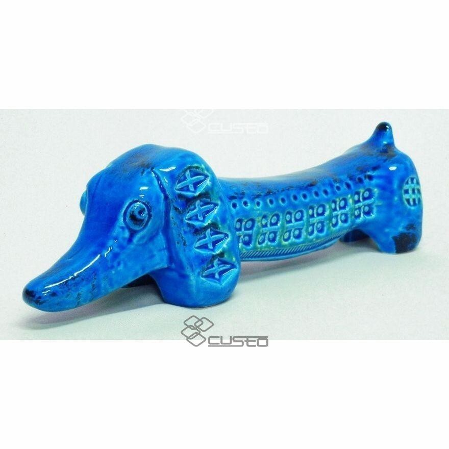 Flavia Bitossi Rimini Blue Dog Objects Italy Used From JP