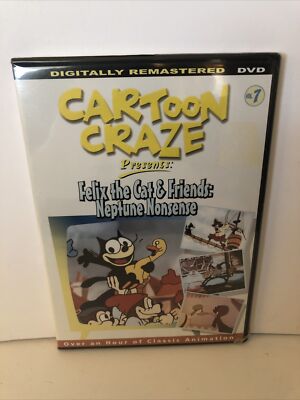 New Sealed - Cartoon Craze Presents Felix the Cat & Friends Neptune Nonsense DVD