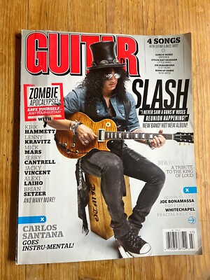   Guitar World Magazin | Juli 2012 | Slash, Carlos Santana, Zombie Apocalypse