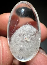 45.3ct Rare NATURAL Clear  phantom pyramid Crystal Polished